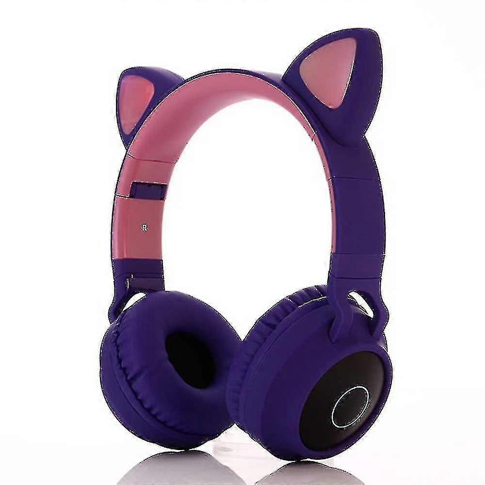 Wireless Bluetooth Kids Casti, Cat Ear Bluetooth Wireless