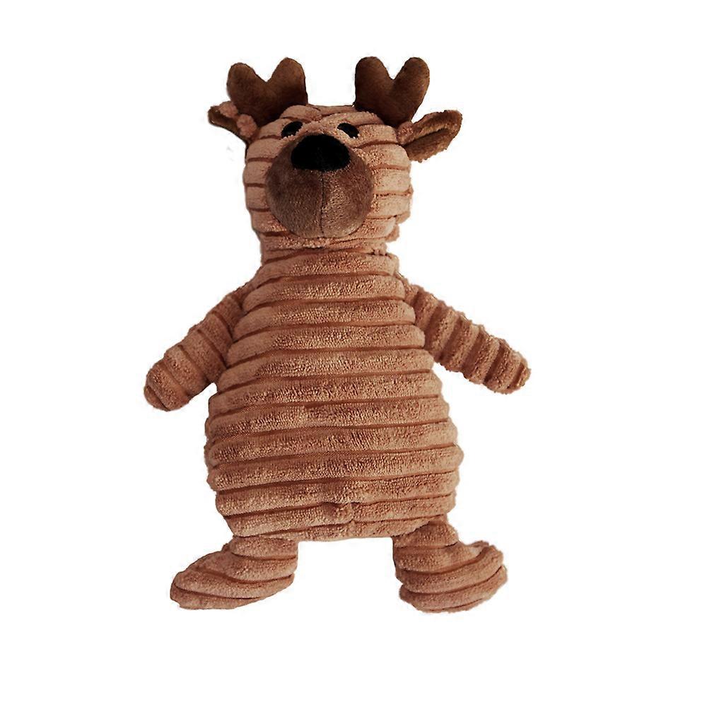 Pet Plush Toys Squeaky Interactive Chew Animal Style Sheep Duck Pig Bunny Monkey Fox Elephant Cow Mouse Shape For Dog Cat