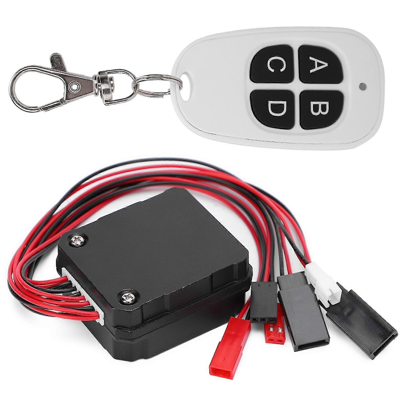 Rc Car Metal Winch Remote Controller Fit For Trx4 Scx10 D90 1/10 Rc Car Model