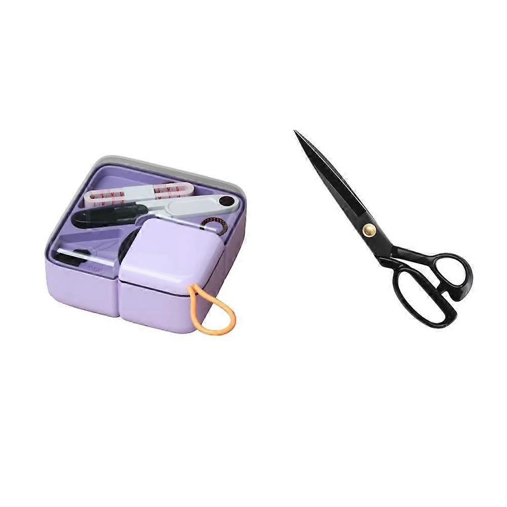Thread Organization Expert: Optimize Your Sewing Space with Elegant Needle Box and Scissor Combination