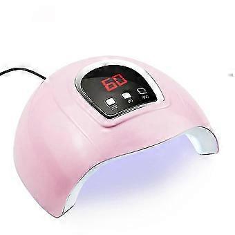 Uv Led Nail Lamp 54w, Professional Nail Dryer Gel Polish Light, Uv Nail Light With 3 Timer Setting, Nail Polish Curing Gel Led Dryer