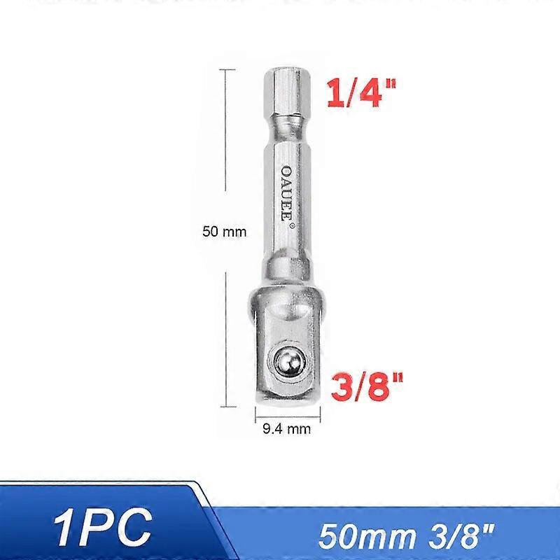 Chroom Vanadium Stalen Socket Adapter Hex Shank naar 1/4\
