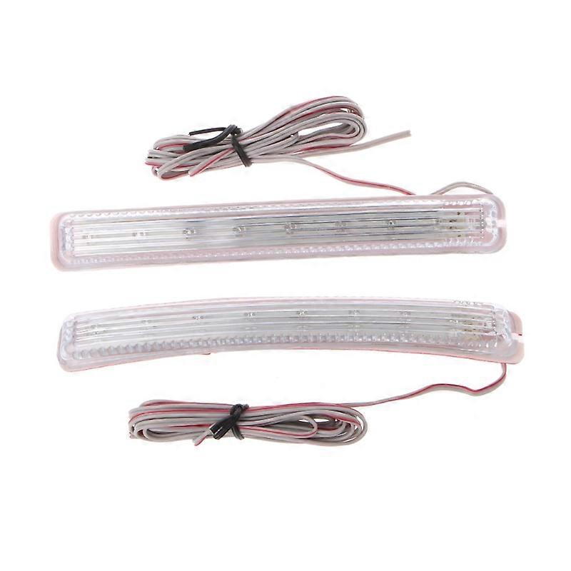 2Pcs Easy Installation Car SUV RV Indicator Light Turn Signal Light Strip 12V
