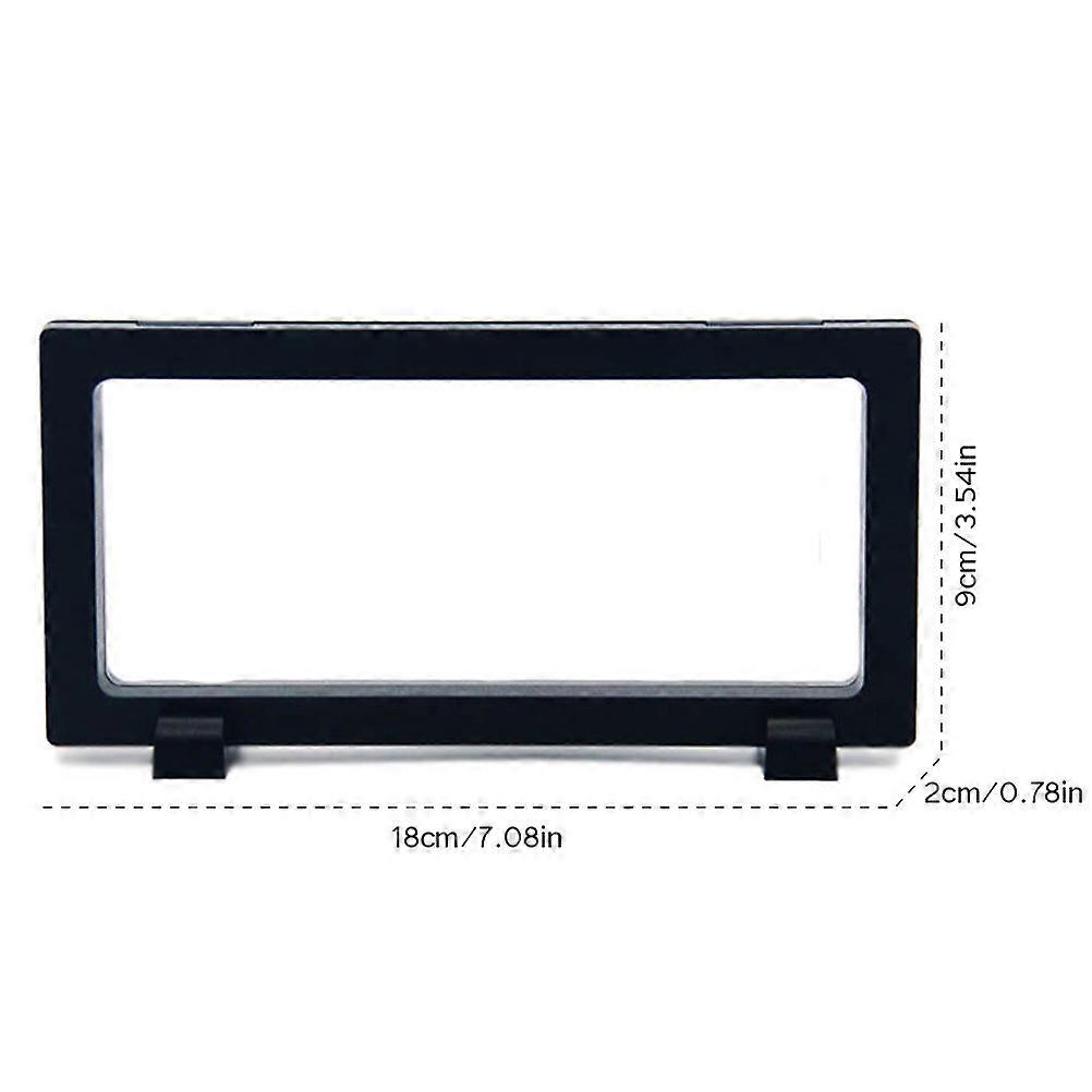 3D-Floating-Display-Ständer mit zwei Basen, kompatibel Medaillon Antikmünz-Desktop-Display-Stand_