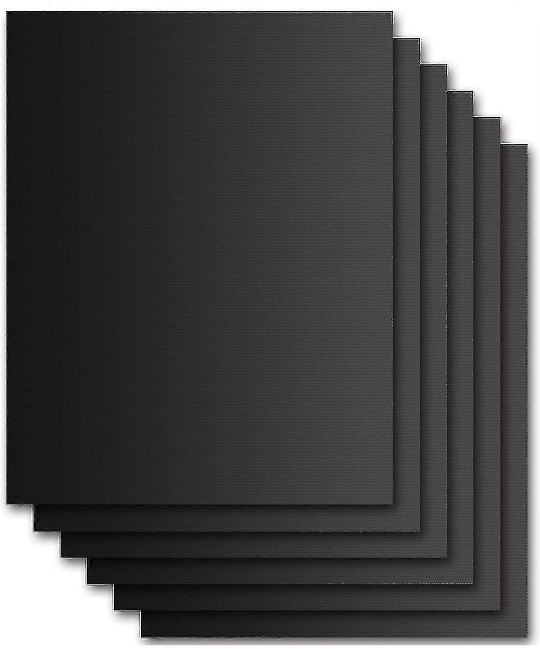 Reusable Non-stick BBQ Grill Mats - 6pcs for Grilling and Baking