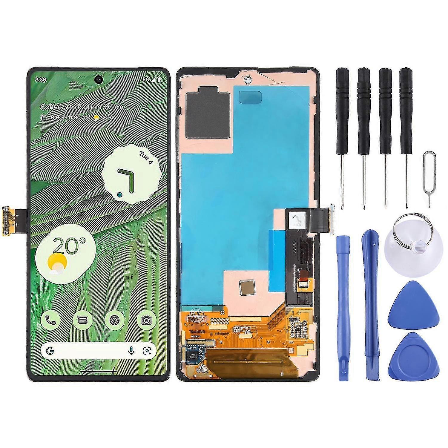 Écran LCD Avec Cadre Pour Google Pixel 6 Pro G8vou