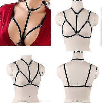 Body Harness Lingerie Goth Crop Tops-ZZY