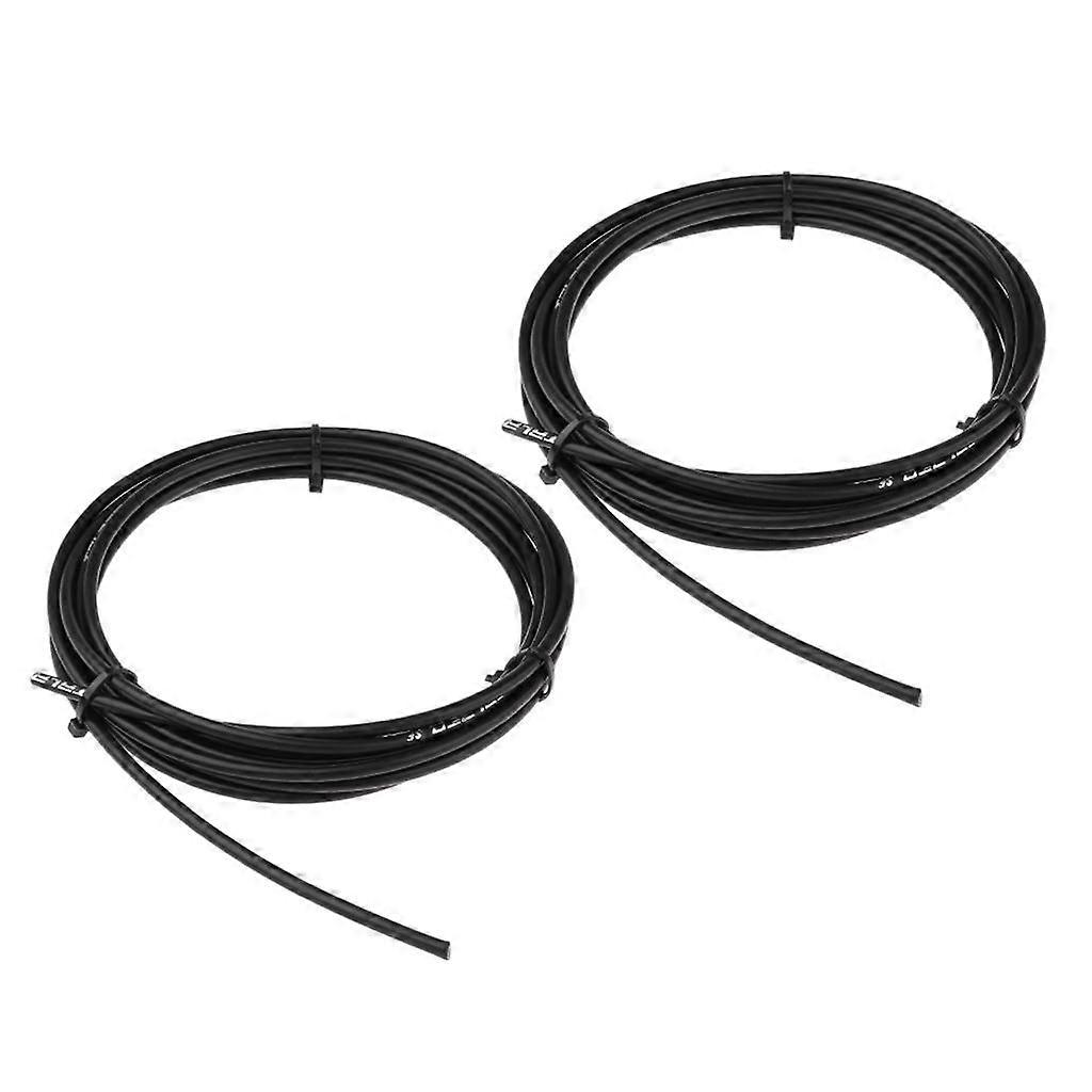 2 Pcs Bike Shift Derailleur Cable Housing Replacement Kit Black