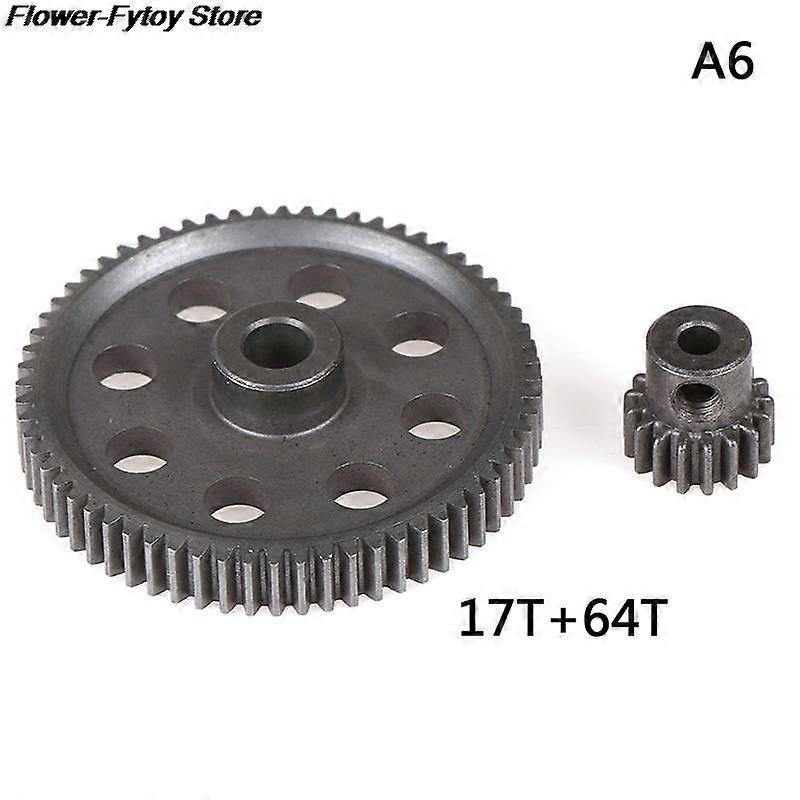 11184 Metal Diff Main Gear 64T 11181 Motor Pinion Gears 21T Truck 1/10 RC Parts HSP BRONTOSAURUS Himoto Amax Redcat Exceed 94111