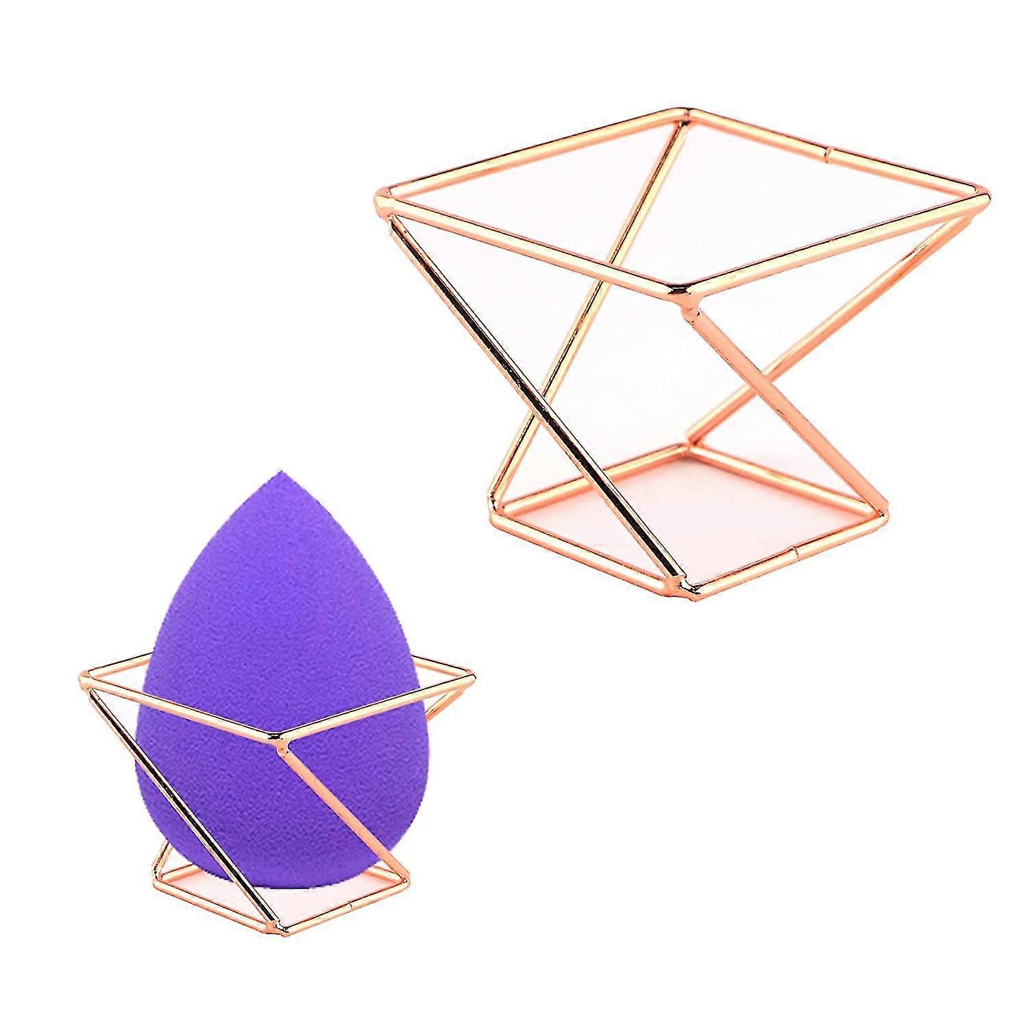 2pcs Beauty Sponge Holder (rose Gold)