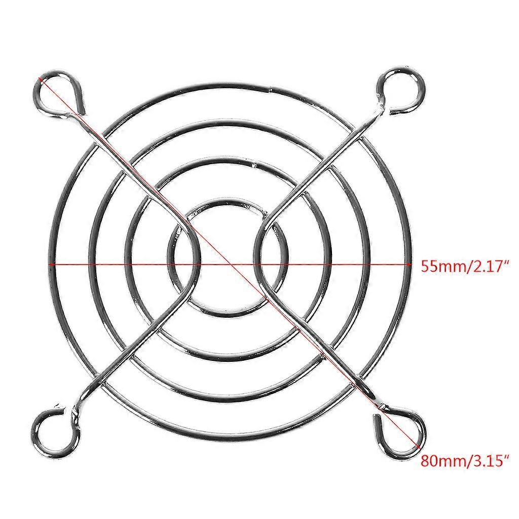 Fan Protection Net Grille 6cm Dia Iron Mesh Safety Grid For Computer Case-Fan