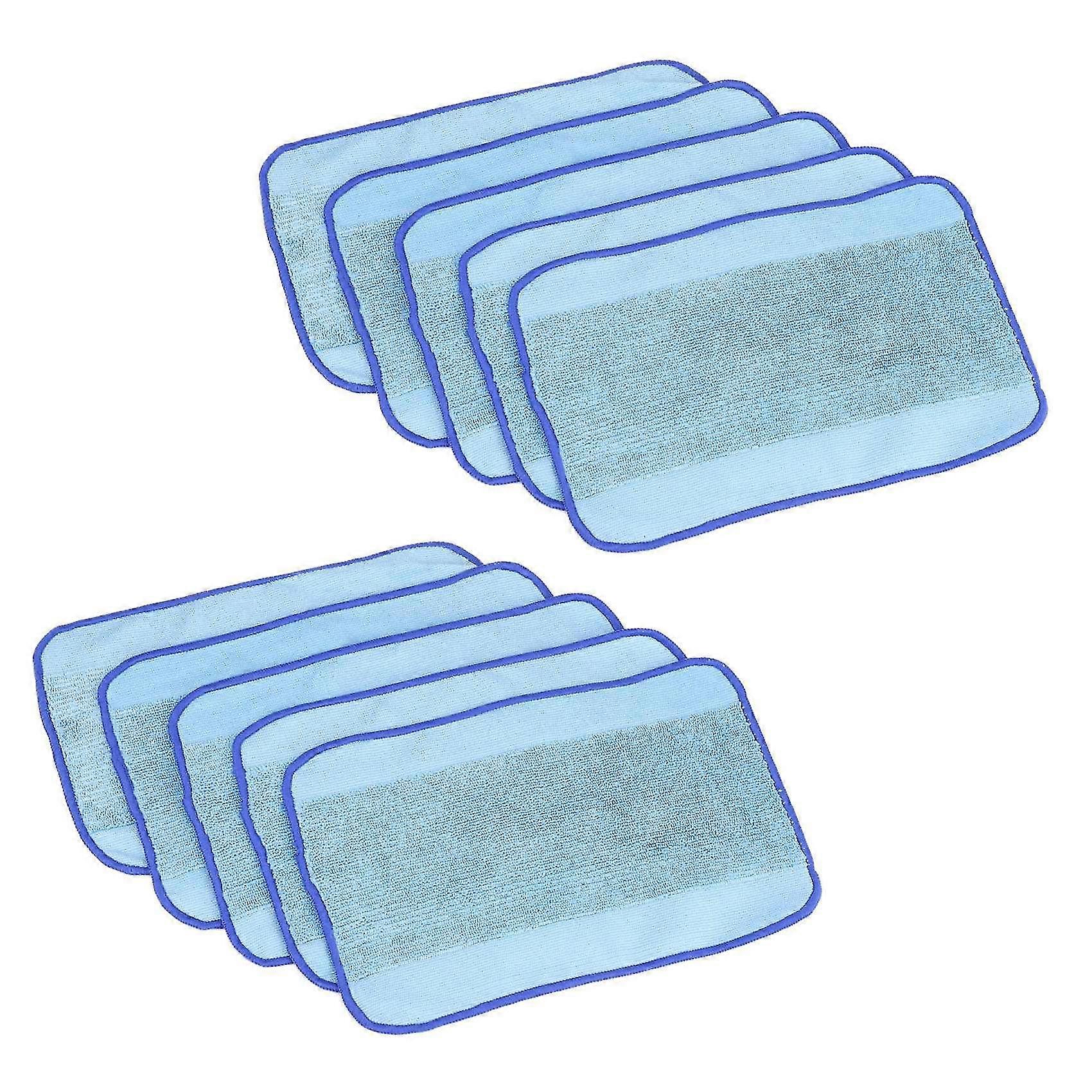 10-pack Wet Microfiber Mopping Cloths Washable&reusable Mop Pads