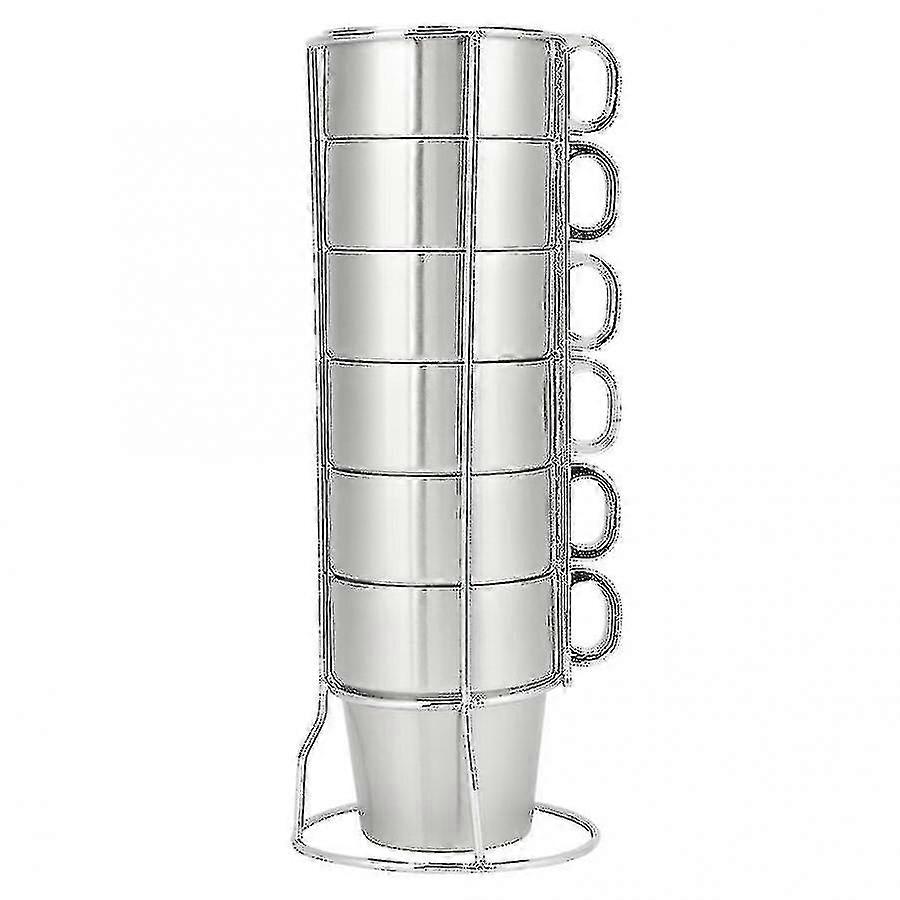 Tea S 6pcsless Steel Stackable Set With H D Reusable