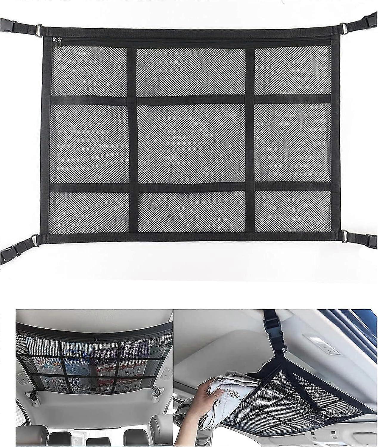 Roof storage net (black) 2 pcs