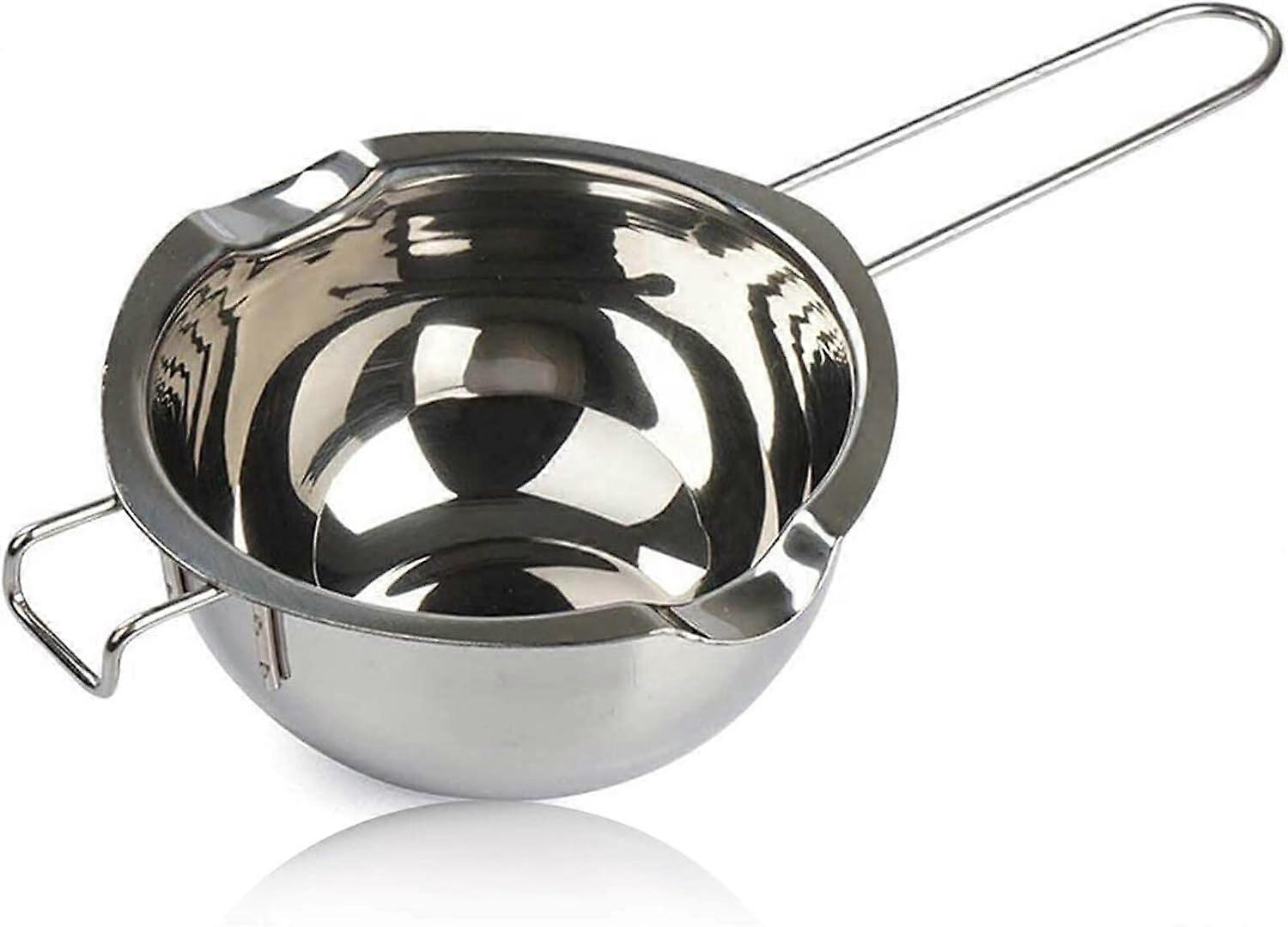 400ML Double Boiler Furnace, Candle Making Kit, 304 Stainless Steel Furnace for Chocolate Butter Candy Cheese Caramel, Soap and Wax Making