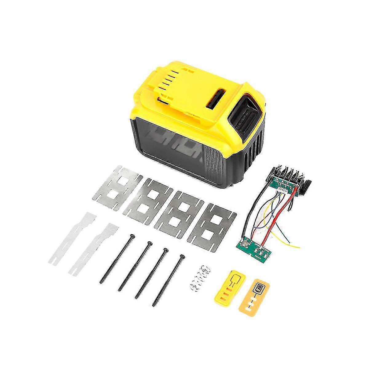 xjBattery Plastic Case+lithium Battery Protective Board 21v Compatible 15-cell Battery Case Kit