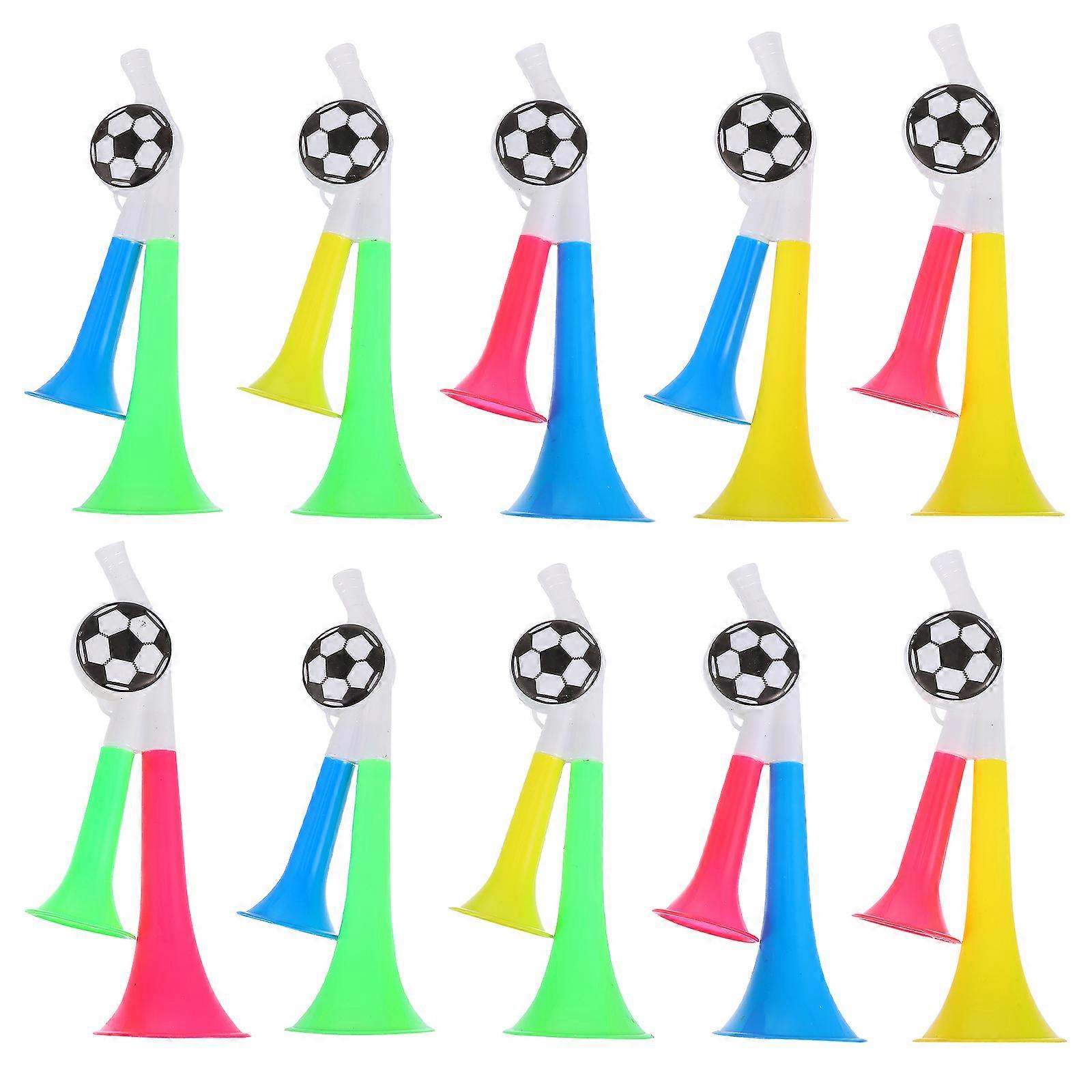 10pcs Stadium Horn Air Horn Sporting Events Loud Noise Maker for Football Fans(Random Style)