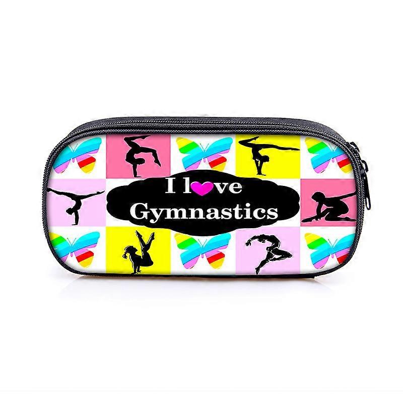 Multi Design Gymnastics Art Printed Pencil Case