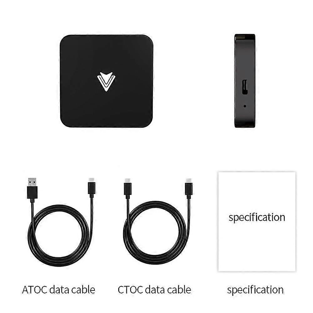 Car AI Box Adapter Convert Wired to Wireless CarPlay Support TV Online Video Play Android Auto AI Box Mirror Cast Screen