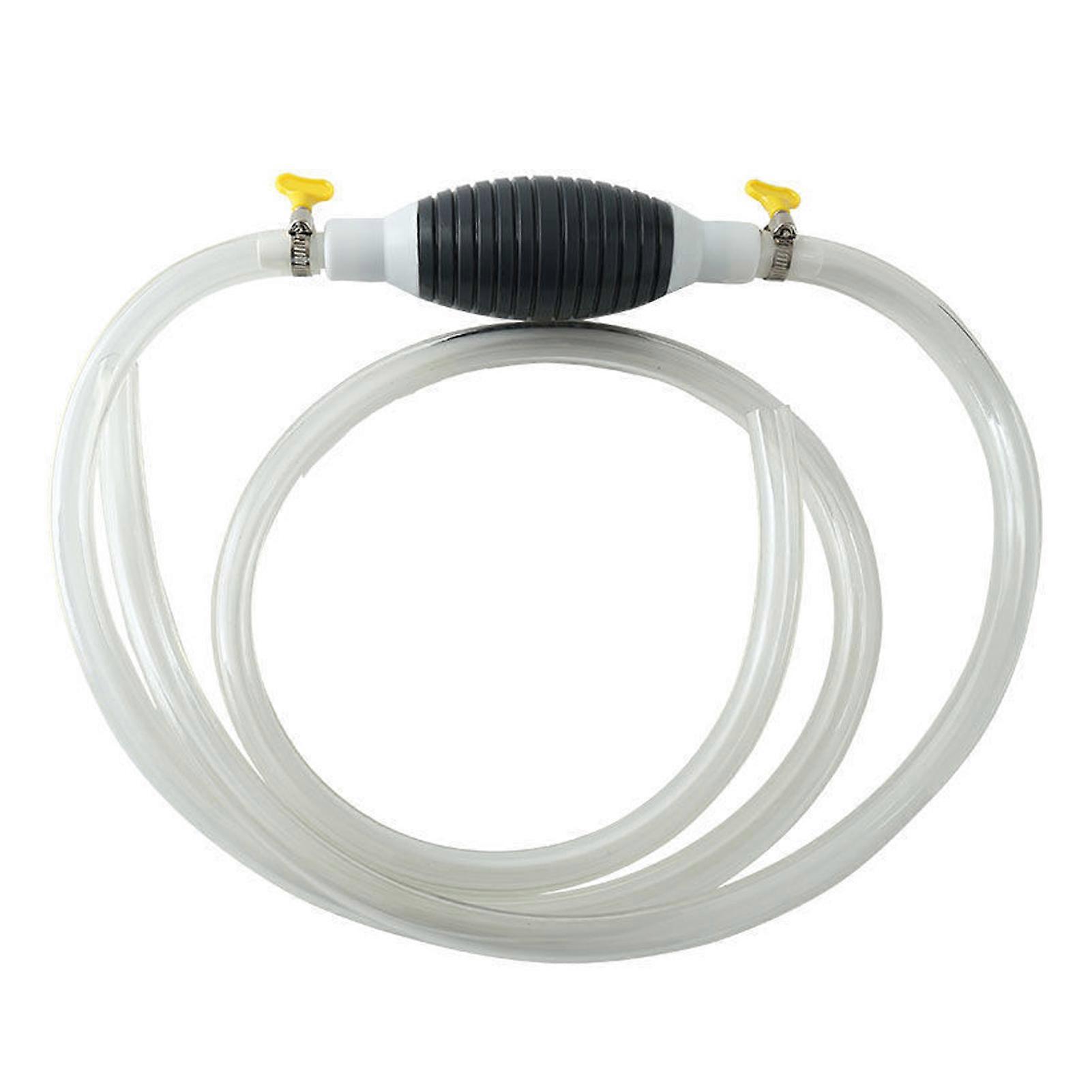 Pompe de transfert de carburant manuelle Pompe à siphon portable légère Conception anti-fuite à faible bruit Pompe de transfert de mazout à main à usage polyvalent