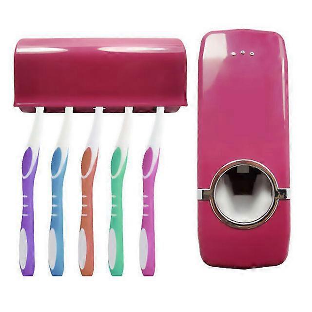 Automatic Toothpaste Dispenser Space Saving Toothbrush Holder Toothbrush Organizer Toothbrush Box Bathroom Accessories Set Betterlifefg