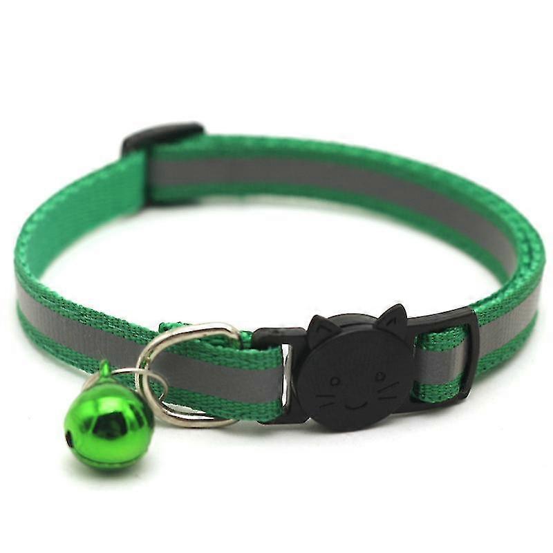 Safety Release Cat Kitten Collar Quick Release Reflective Bell Hi Vis Adjustable
