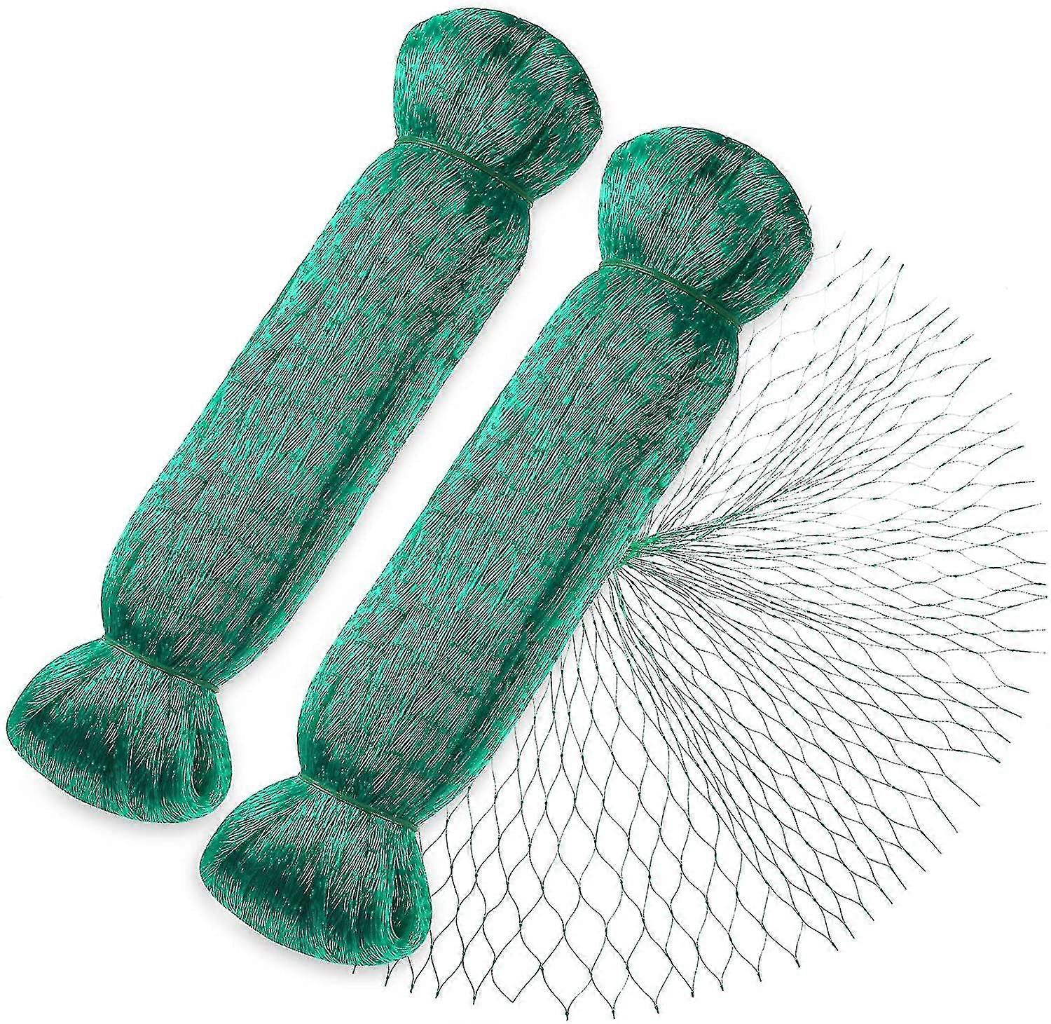 Anti Bird Net, 2pcs 4 * 10m Green Garden Bird Plant Net Protective Net, Protect