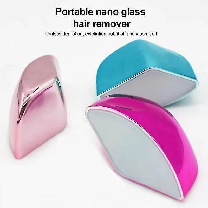 Reusable Nano Glass Epilator Plating Handle Crystal Hair Removal Device Safe Painless Sanding