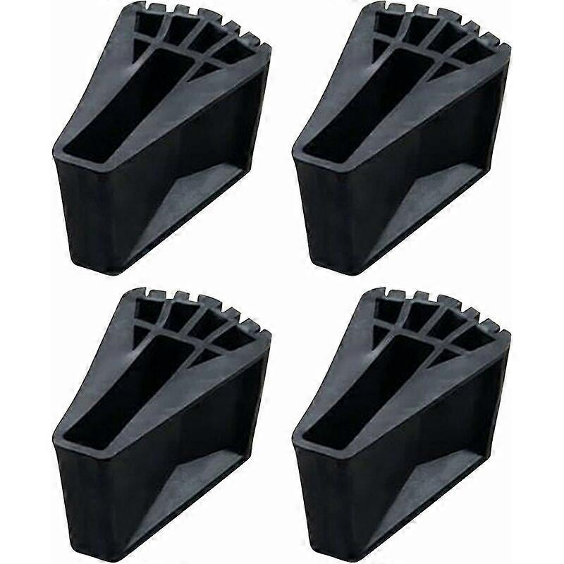 Winter promotion,Ladder end cap, ladder glider, 4 pieces tubesca, Made of rubber, durable, non-slip, safer and more secure, for telescopic ladders, ra