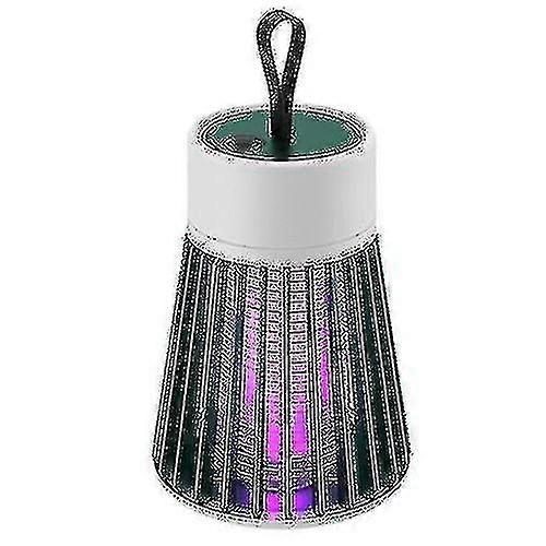 USB الأخضر الكهربائية البعوض القاتل أدى ضوء فخ يطير علة الحشرات طارد مصباح التخييم -