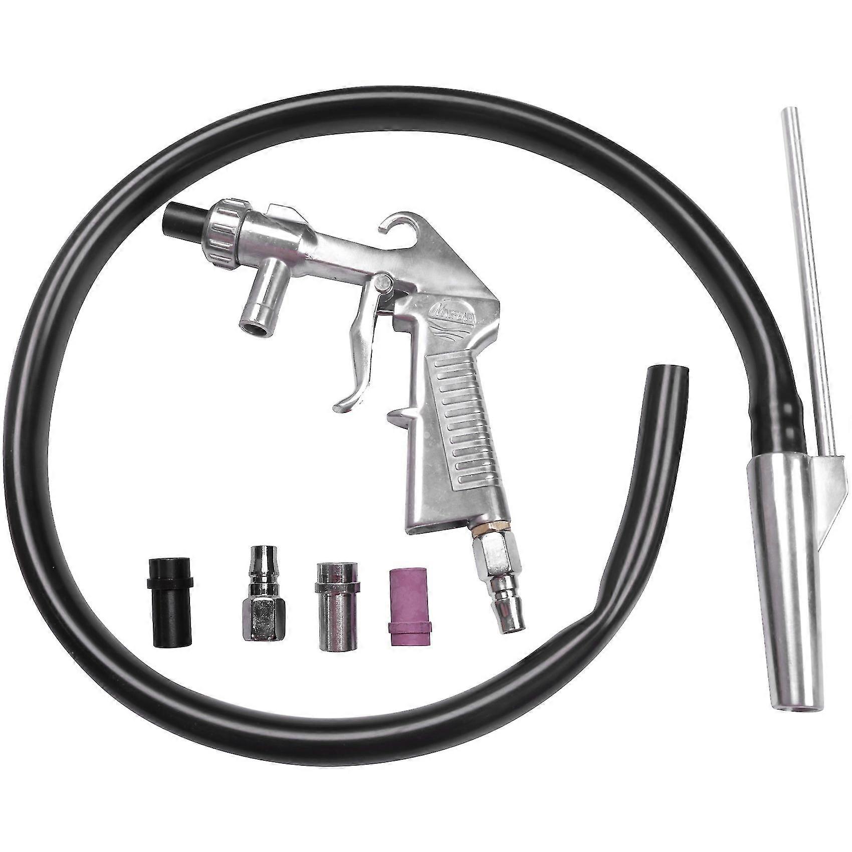 Air Sandblaster Sandblasting Blast +nozzles+connector+tube Derusting Tool Kit