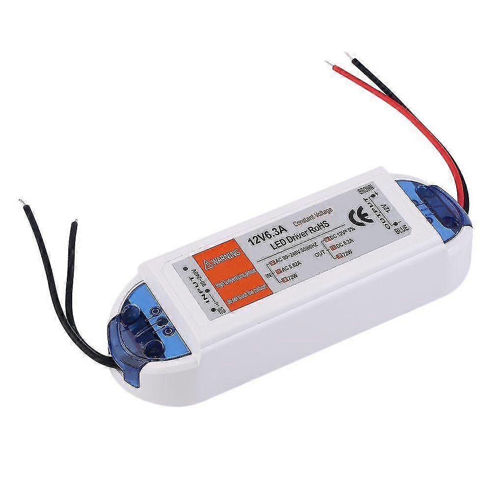 Led driver strømforsyning transformator 240v - dc 12v for led