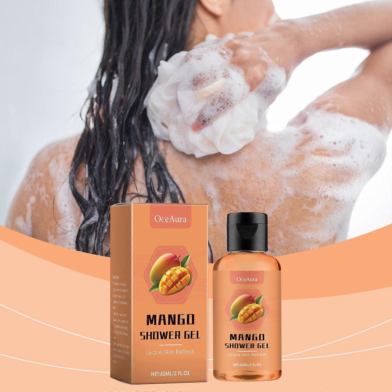 Mango Shower Gel, Mango Bathing Gel, Moisturizing and Nourishing Shower Gel, Leave Skin Refresh and Smooth