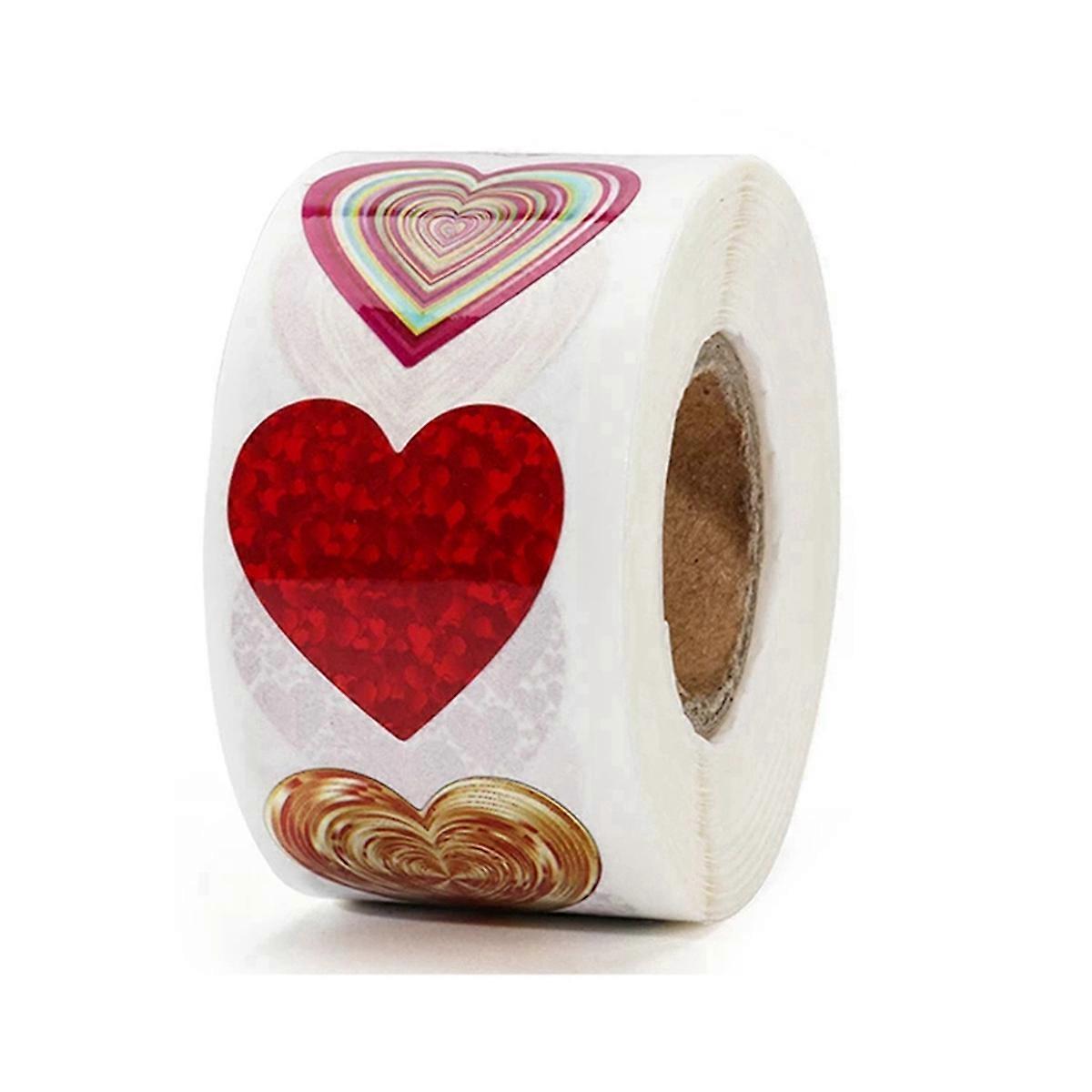 Heart Shape Stickers Valentines Day Wedding Gift Box Bag Decoration Birthday Envelope Invitation Se
