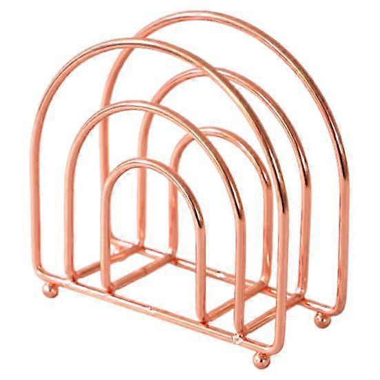 Tissue Holder Modern Iron Art Napkin Holder Space-Saving Vertical Paper Towel Holder for Kitchen Dining Table