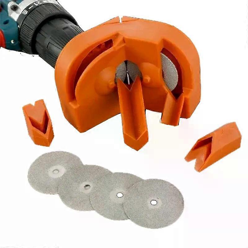 Multipurpose Drill Bit Sharpener for All Bits Mill Drill Machine Blade Sharpening Tool 4 Grinding Wheels Completed in 5 Seconds
