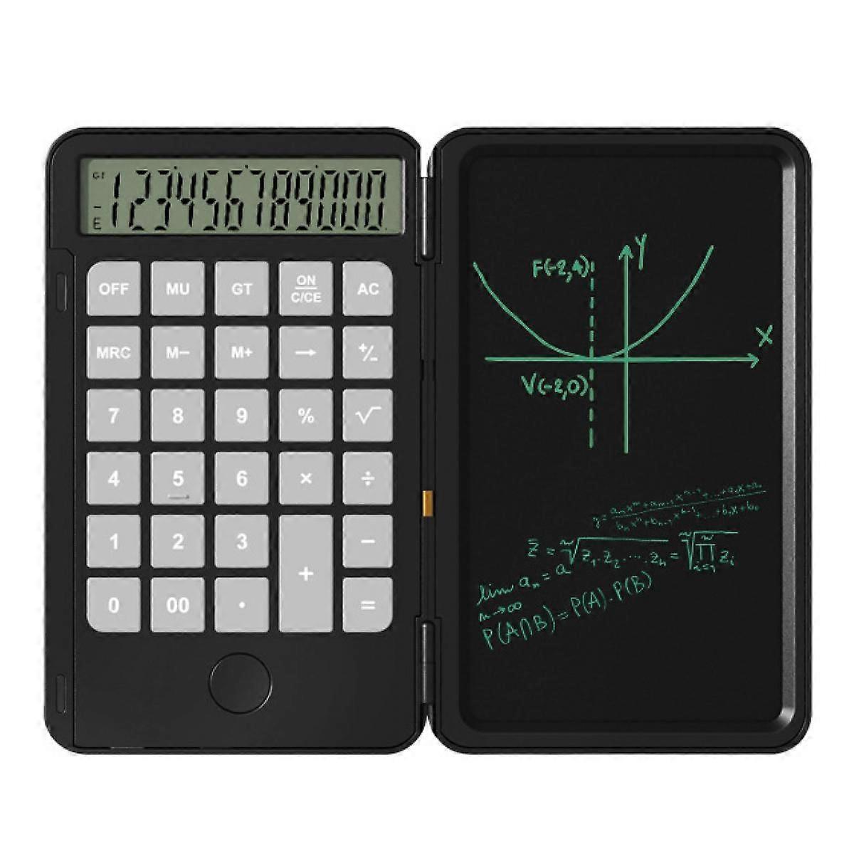 2021 Upgrade Basic Desk Calculator with Erasable Writing Tablet,Multi-Function Office Desktop Calculator for Students and Office Clerk
