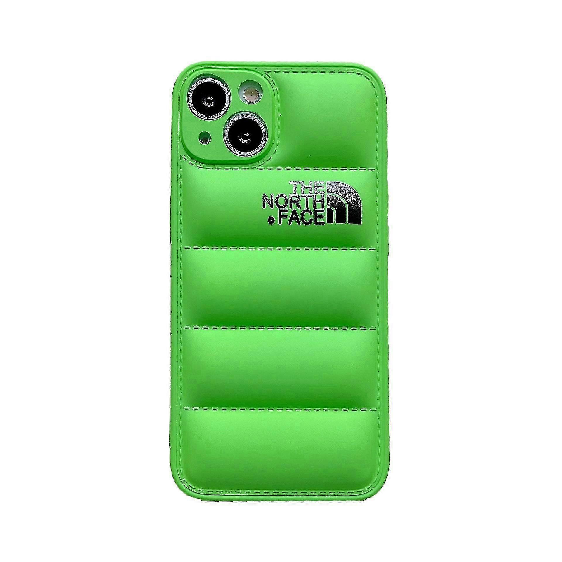 Winter Down Jacket 3d The Puffer Soft Cloth Phone Case For Apple Iphone 11/12/13 Back Cover