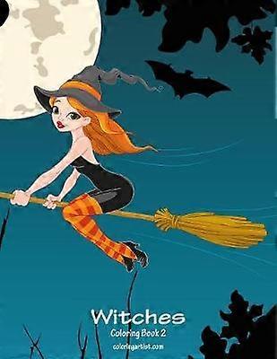 Witches Coloring Book 2