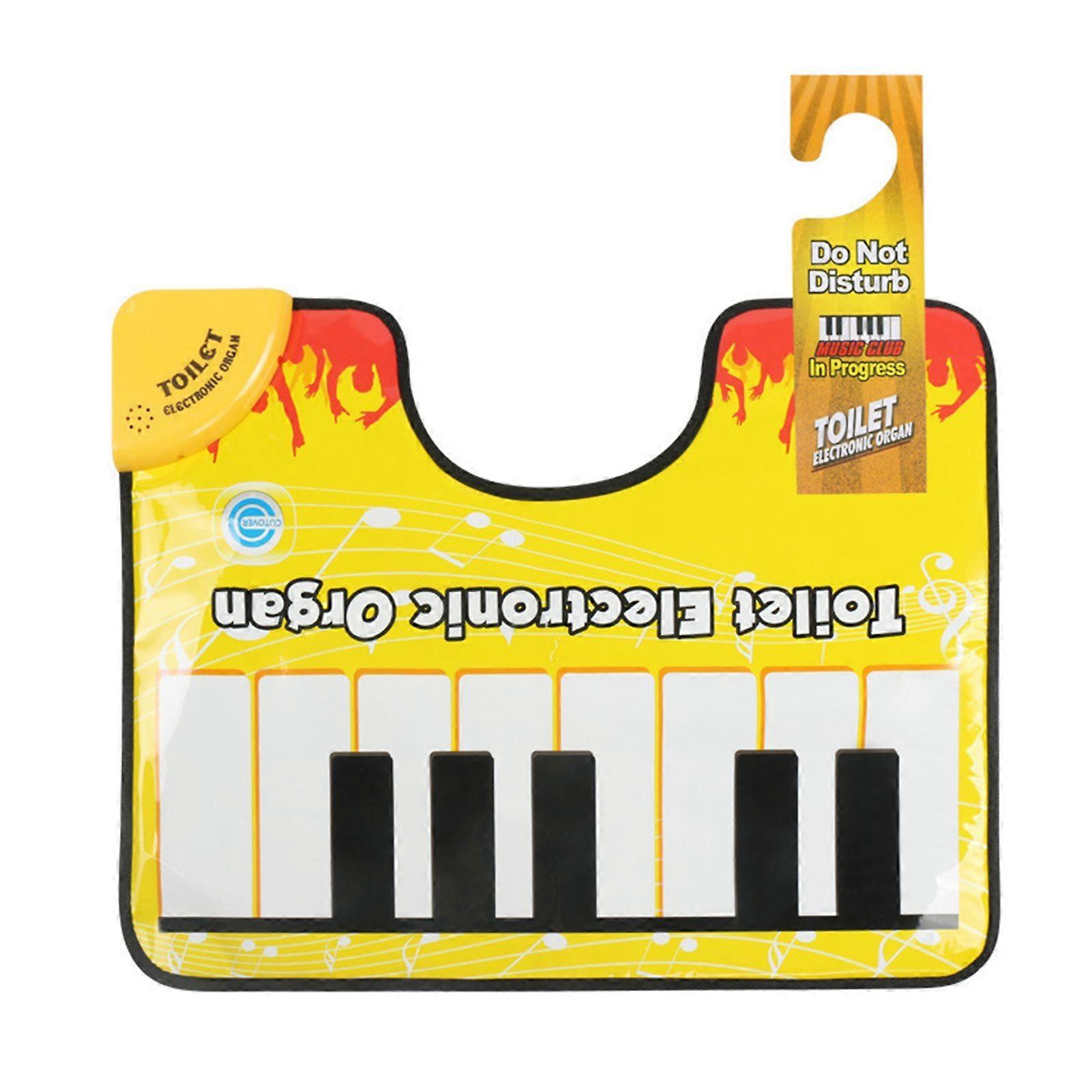Potty Piano Toilet Electronic Keyboard Artistic Piano Sounding Carpet Portable Floor Mat Keyboard Toe Tapping Sounding Rug