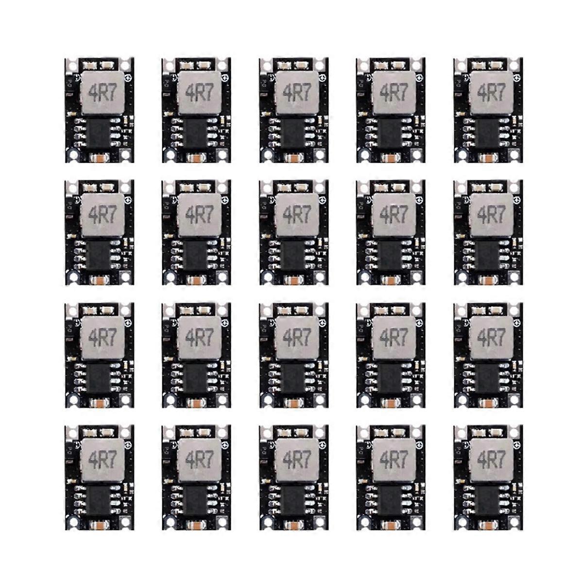20pcs Mini DC-DC Buck Converter Board 5V-30V to 3.3V Regulator PCB Board Power Supply Step-Down Module