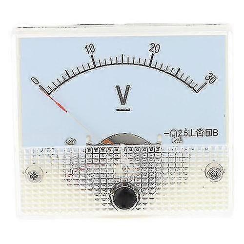For DC0 30V Analog Voltage Panel Meter Tester Voltmeter Gauge WS35724
