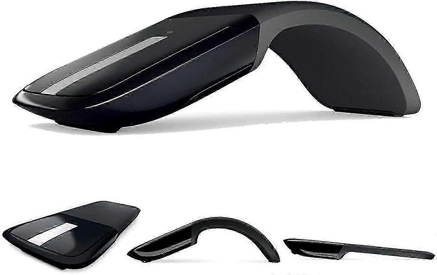 Mouse,arc Mouse,folding Mouse,  Wireless Mouse With Nano Receiver, Lower Noise, Portable Mobile Optical Mouse Arc Suitable For Notebook, Computer, Lap