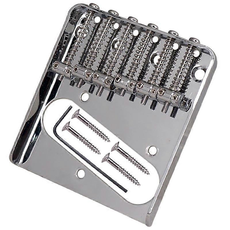 6 Saddle Bridge Behind the Bottom for Telecaster Electric Guitar Replacement Guitar Accessories Parts