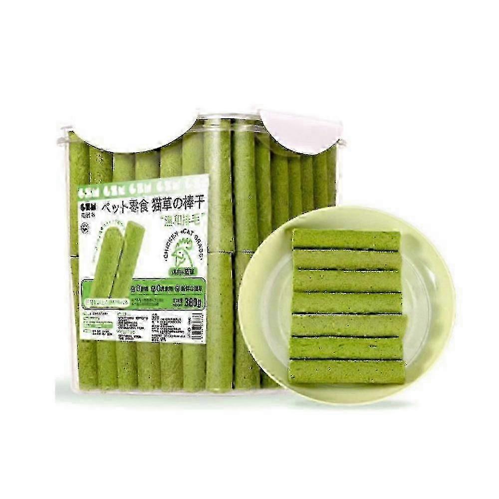 Cat Grass Teething Stick,Cat Grass Chew Sticks, Cat Teeth Cleaning Cat Grass Stick,Natural Grass Molar Rod for Cat