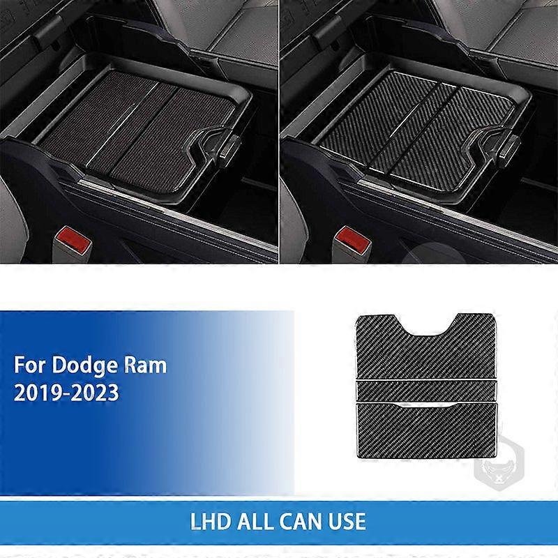 compatible for Ram 2019 2020 2021 2022 2023 Accessories Carbon Fiber Grar Handle Air Outlet Trim Sticker Decoration