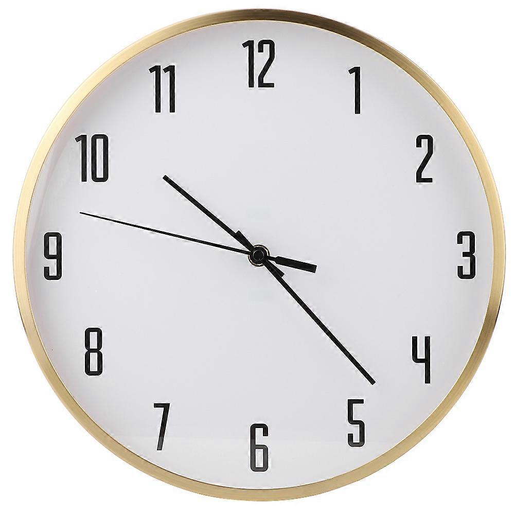 Simple Round Shape Home Wall Quartz Silent Clock Time Decoration