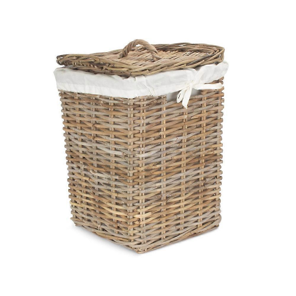 Square Rattan Laundry Basket
