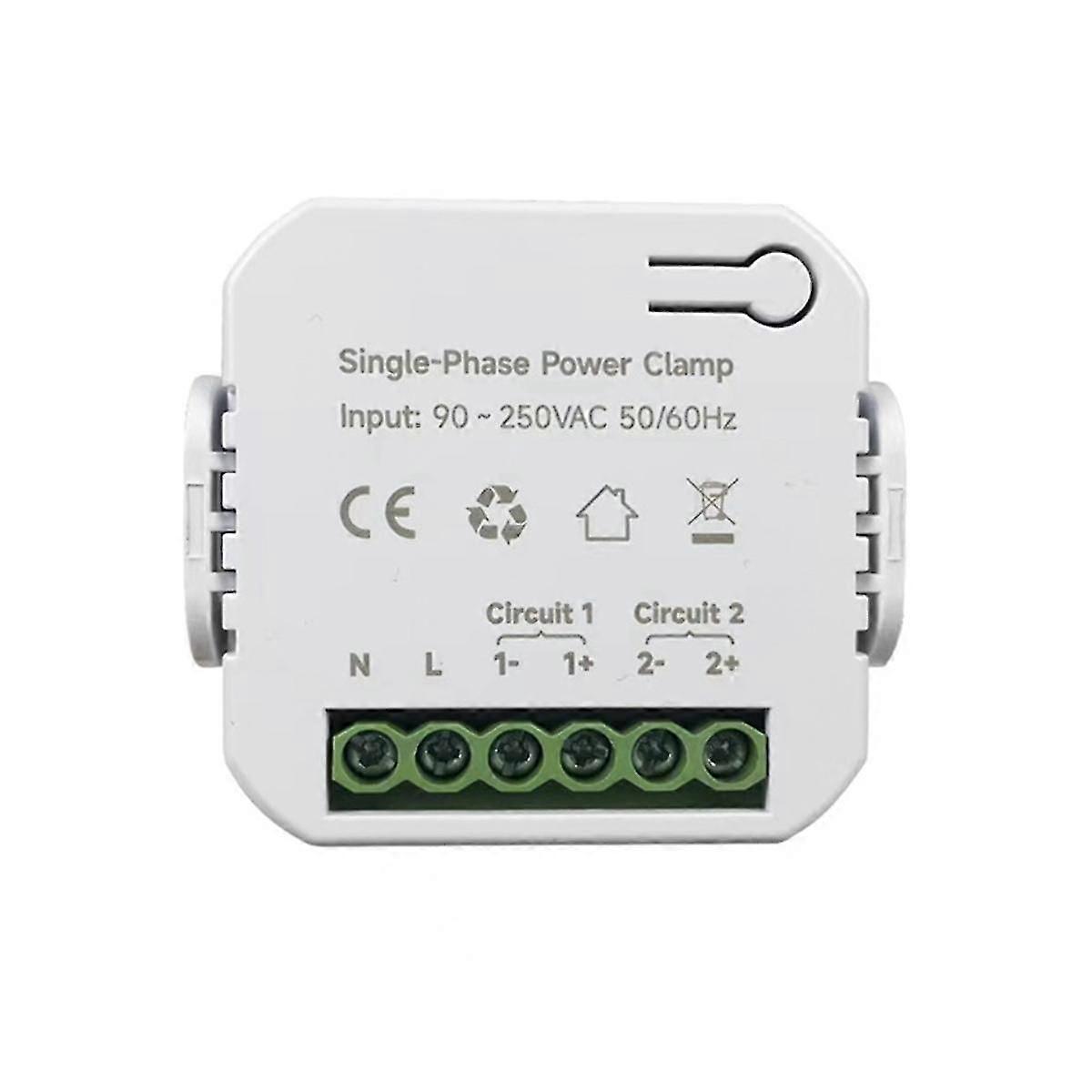 Tuya App Smart Two-way Bilateral Wifi Energy Meter Ac110v 220v With Clamp Ct Kwh Power Electricity