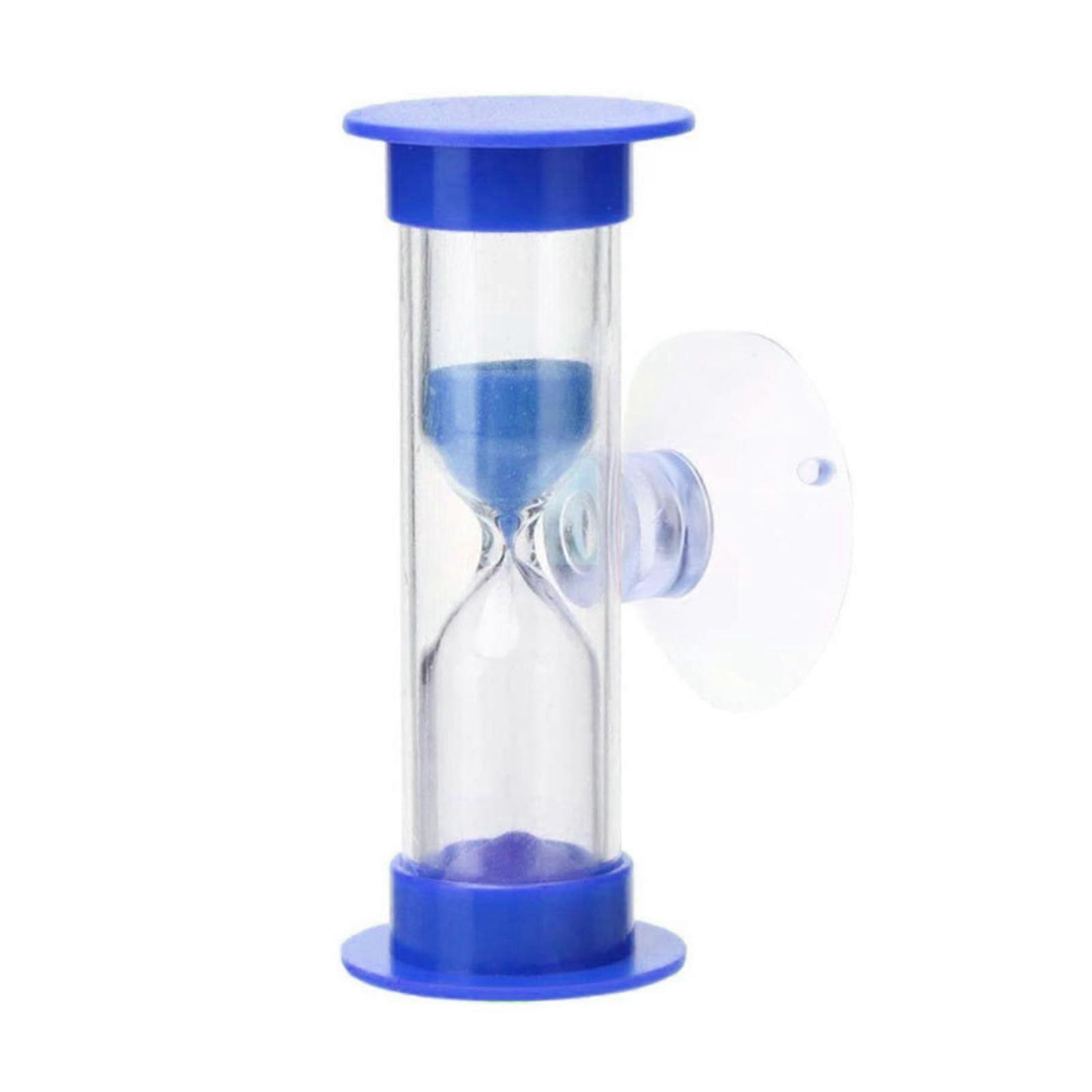 3-minuters färgglada Timglas Sand Klocka Timer Dusch Timer Tand Borstning Timer Barn Heminredning Titta på Klocka Gåva Blå